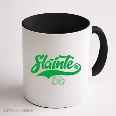Slainte Irish Cheers Coffee Mug back