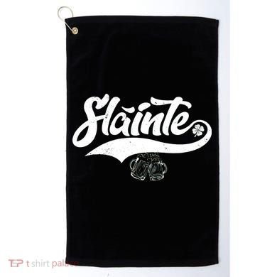 Slainte Irish Cheers Golf Towel