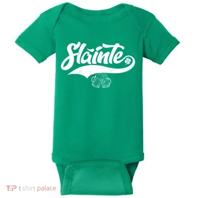 Slainte Irish Cheers Baby Bodysuit