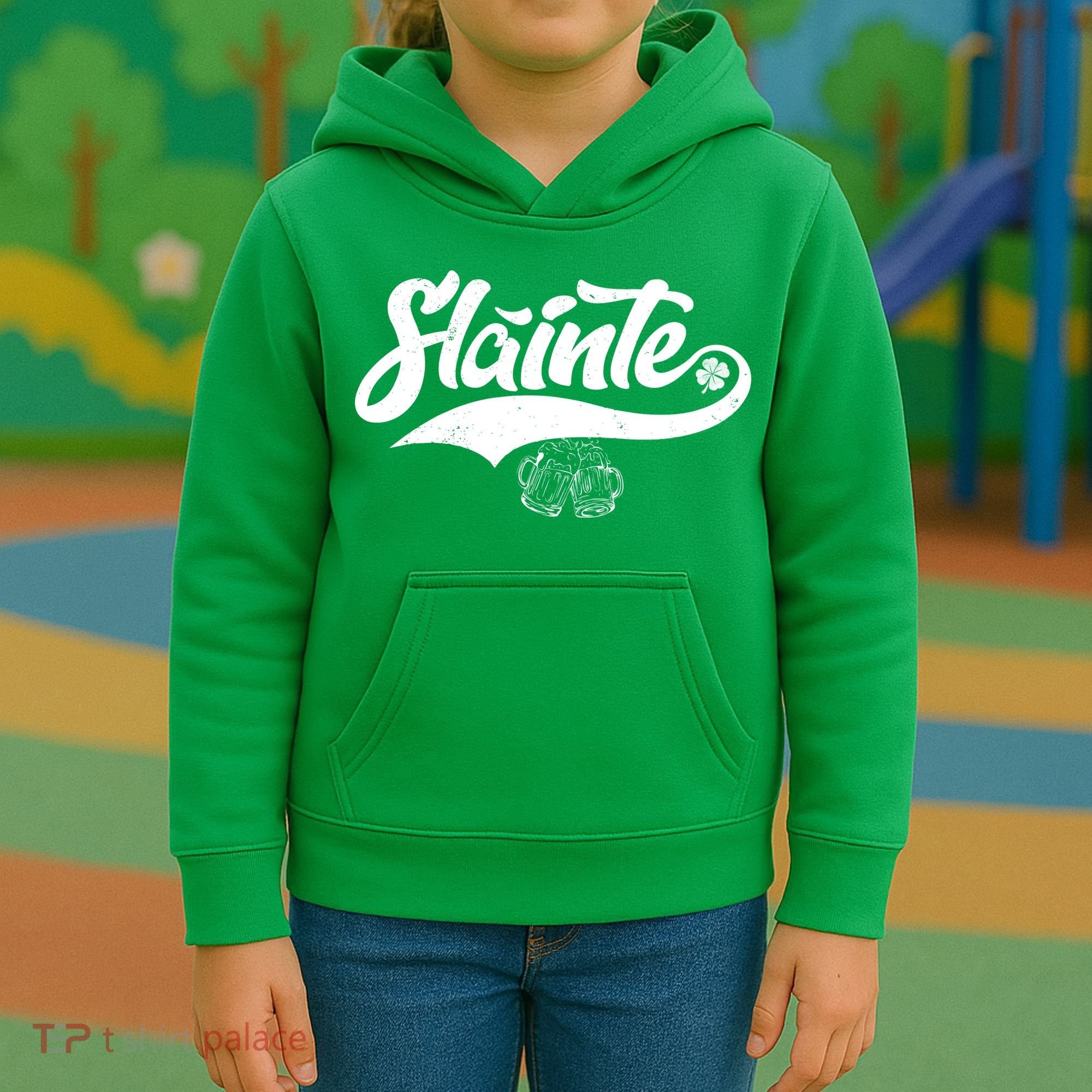 Slainte Irish Cheers Kids Hoodie