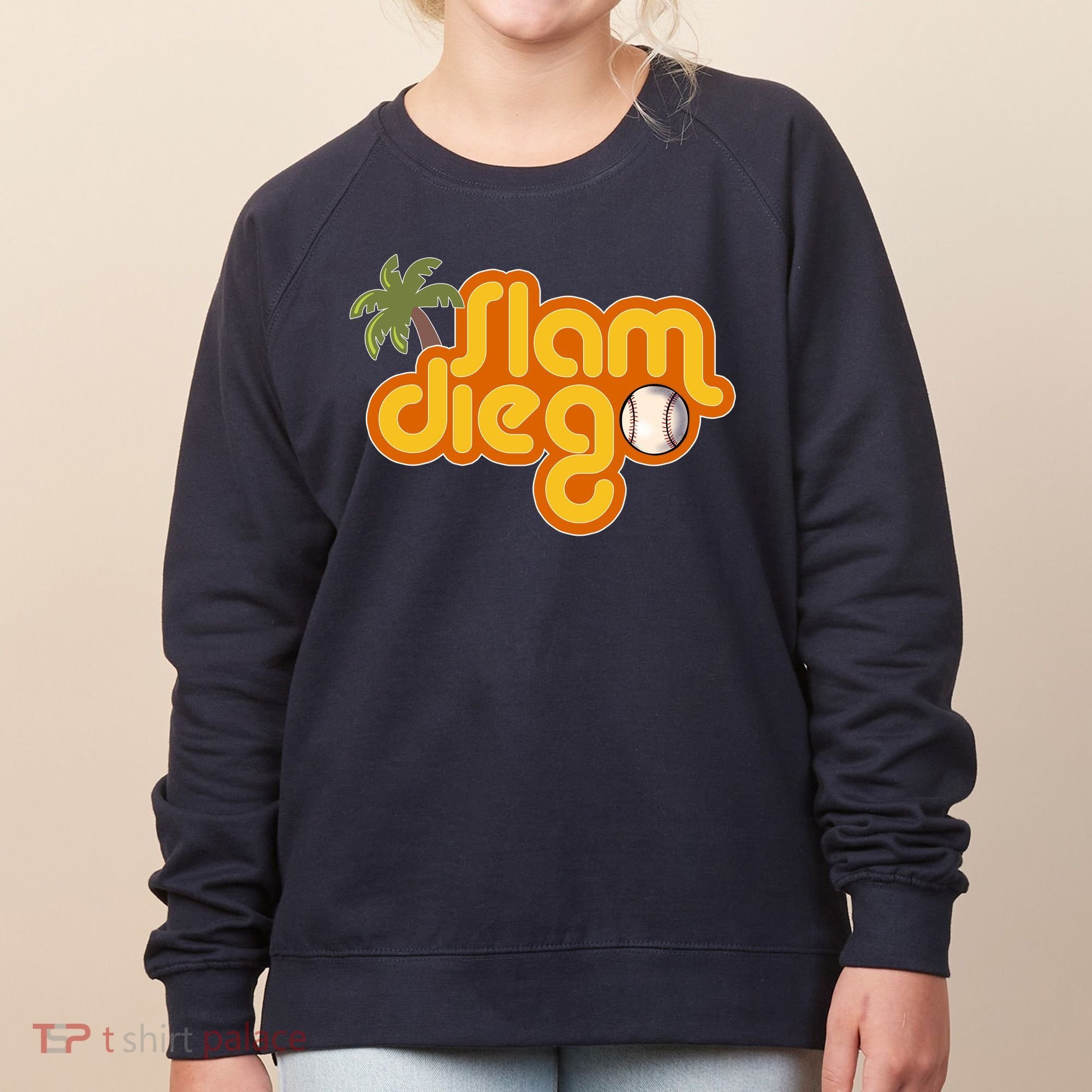Slam Diego Tropical Baseball Women's Sweatshirt
