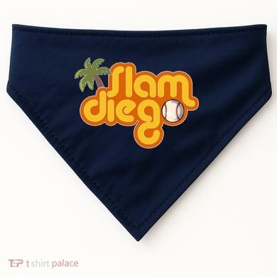 Slam Diego Tropical Baseball USA-Made Doggie Bandana