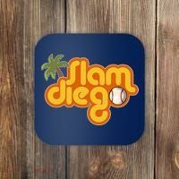 Slam Diego Tropical Baseball Coaster thumb 0