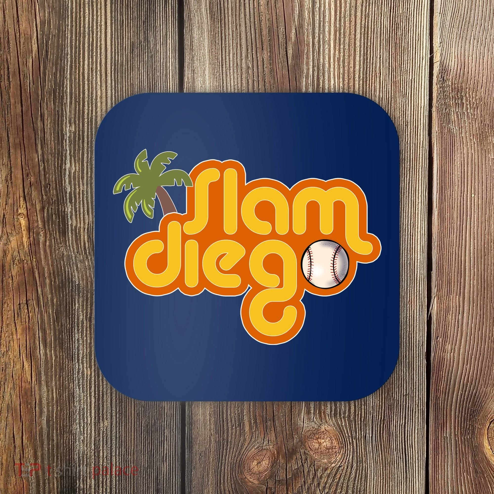 Slam Diego Tropical Baseball Coaster
