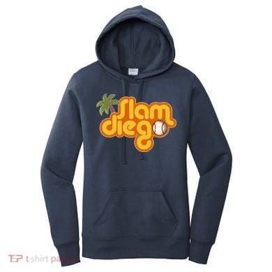Slam Diego Tropical Baseball Women's Hoodie