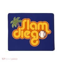 Slam Diego Tropical Baseball Mousepad thumb 0