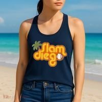 Slam Diego Tropical Baseball Women's Tank Top thumb 2