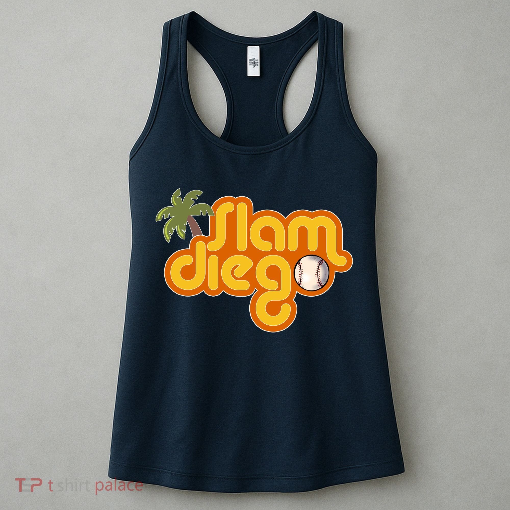 Slam Diego Tropical Baseball Women's Tank Top