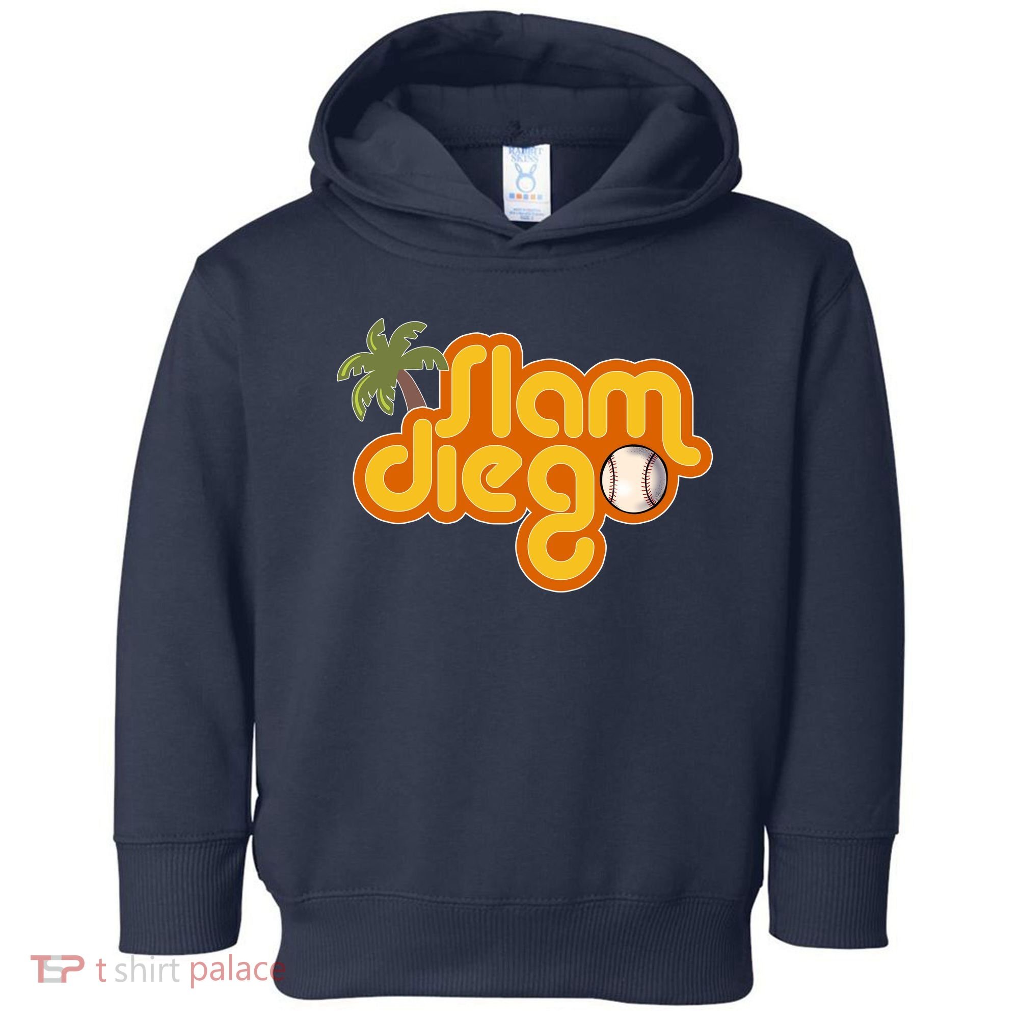 Slam Diego Tropical Baseball Toddler Hoodie