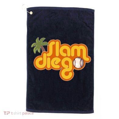 Slam Diego Tropical Baseball Golf Towel