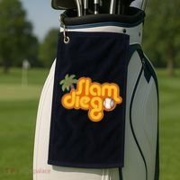 Slam Diego Tropical Baseball Golf Towel thumb 2