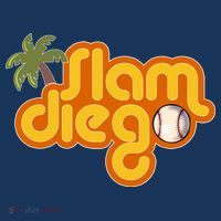 Slam Diego Tropical Baseball Golf Towel thumb 3