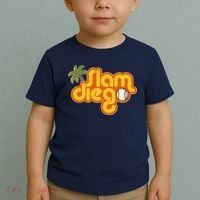 Slam Diego Tropical Baseball Toddler T-Shirt thumb 2