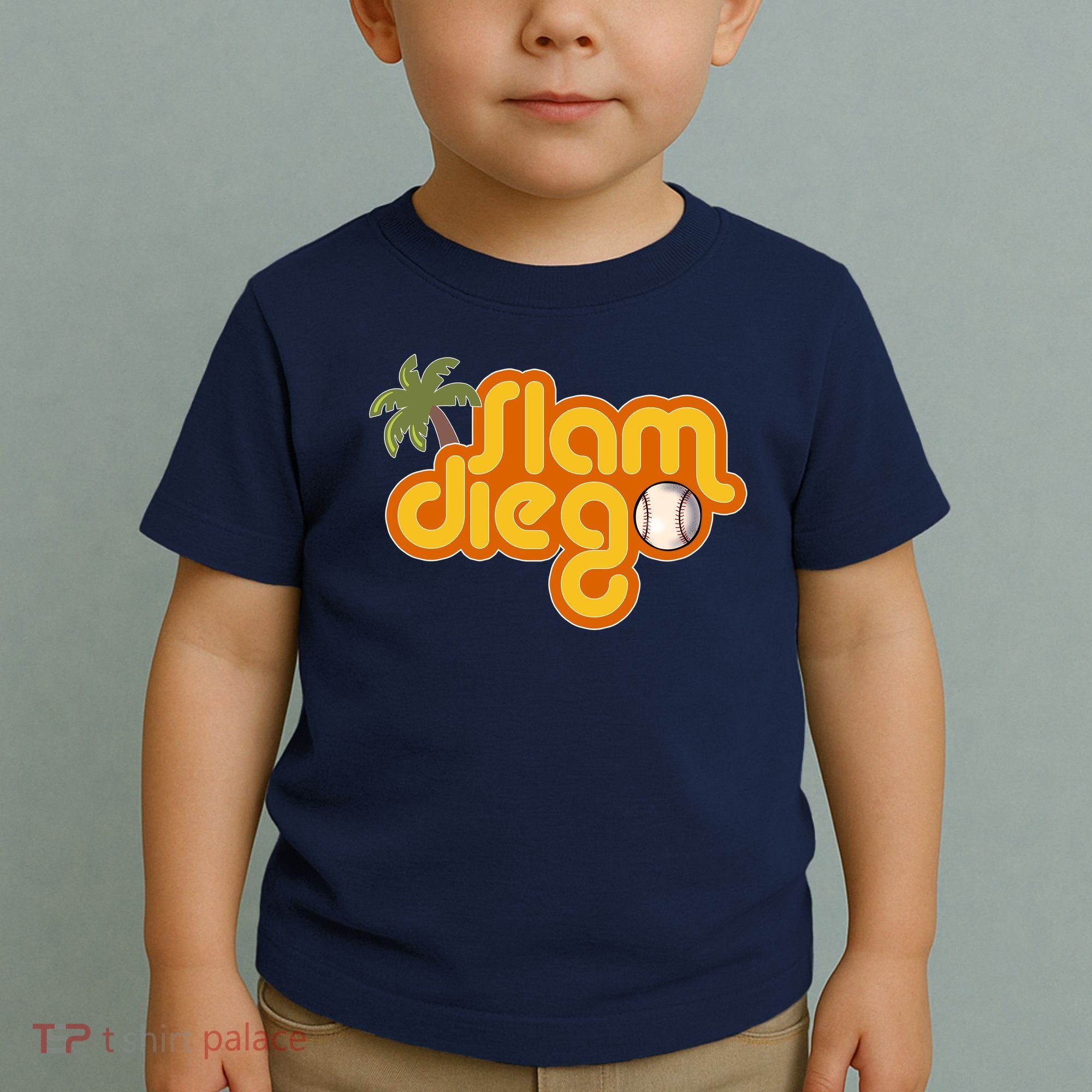 Slam Diego Tropical Baseball Toddler T-Shirt