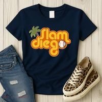 Slam Diego Tropical Baseball Women's T-Shirt thumb 3