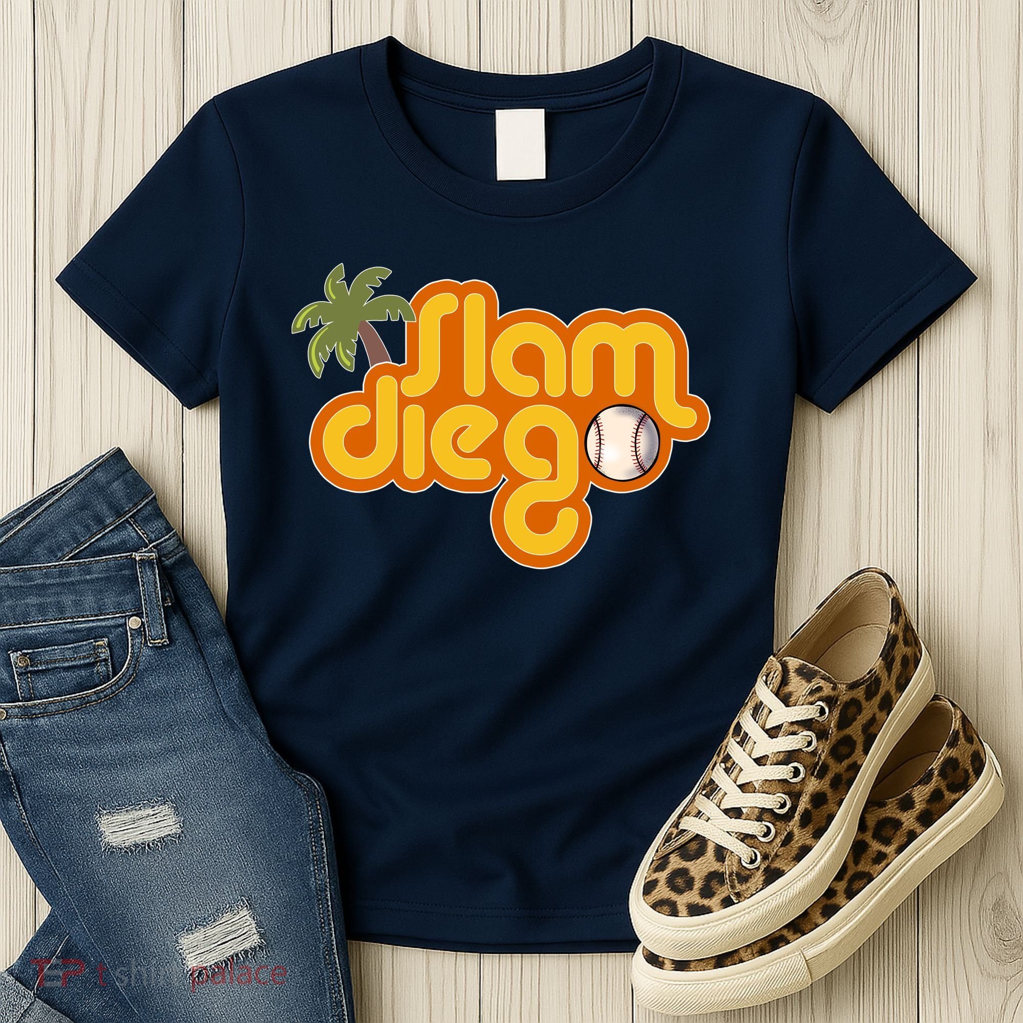 Slam Diego Tropical Baseball Women's T-Shirt