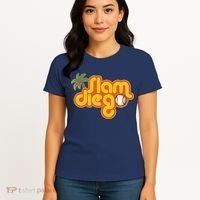 Slam Diego Tropical Baseball Women's T-Shirt thumb 4