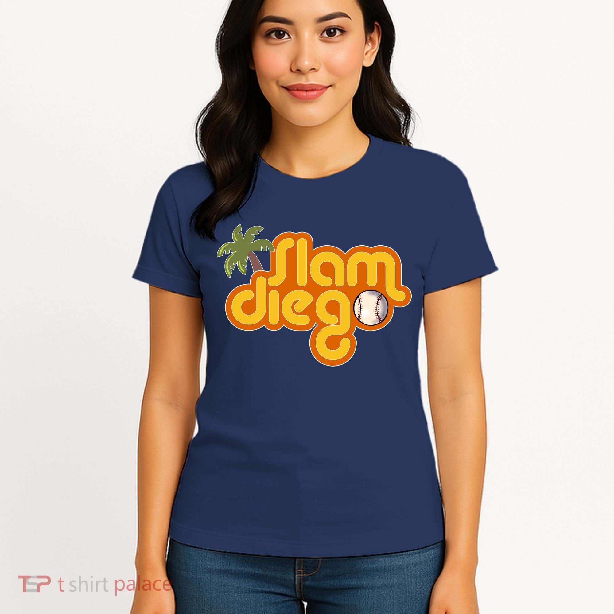 Slam Diego Tropical Baseball Women's T-Shirt