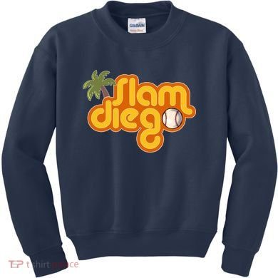 Slam Diego Tropical Baseball Kids Sweatshirt