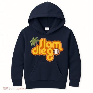 Slam Diego Tropical Baseball Kids Hoodie