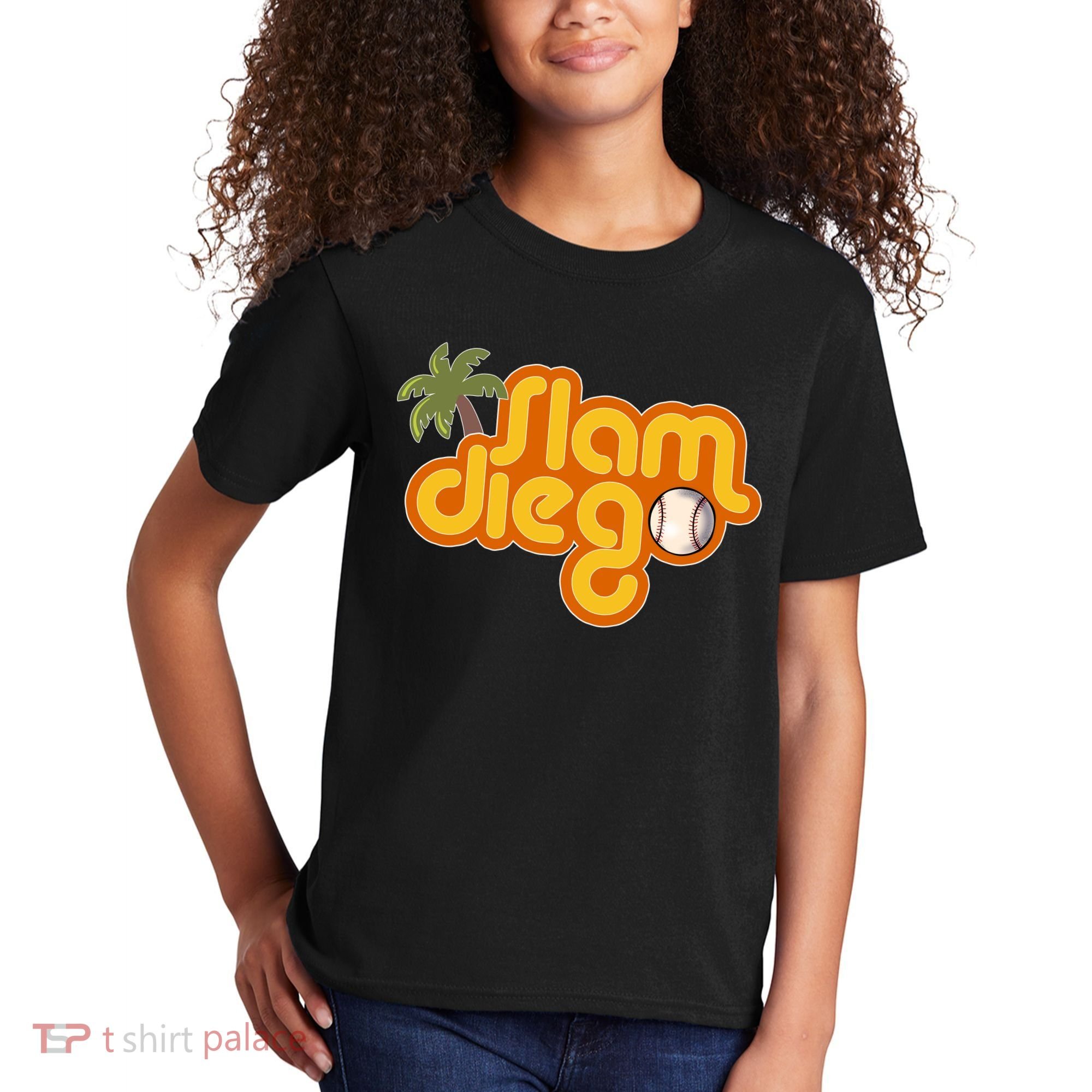 Slam Diego Tropical Baseball Kids T-Shirt