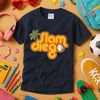 Slam Diego Tropical Baseball Kids T-Shirt thumb 3