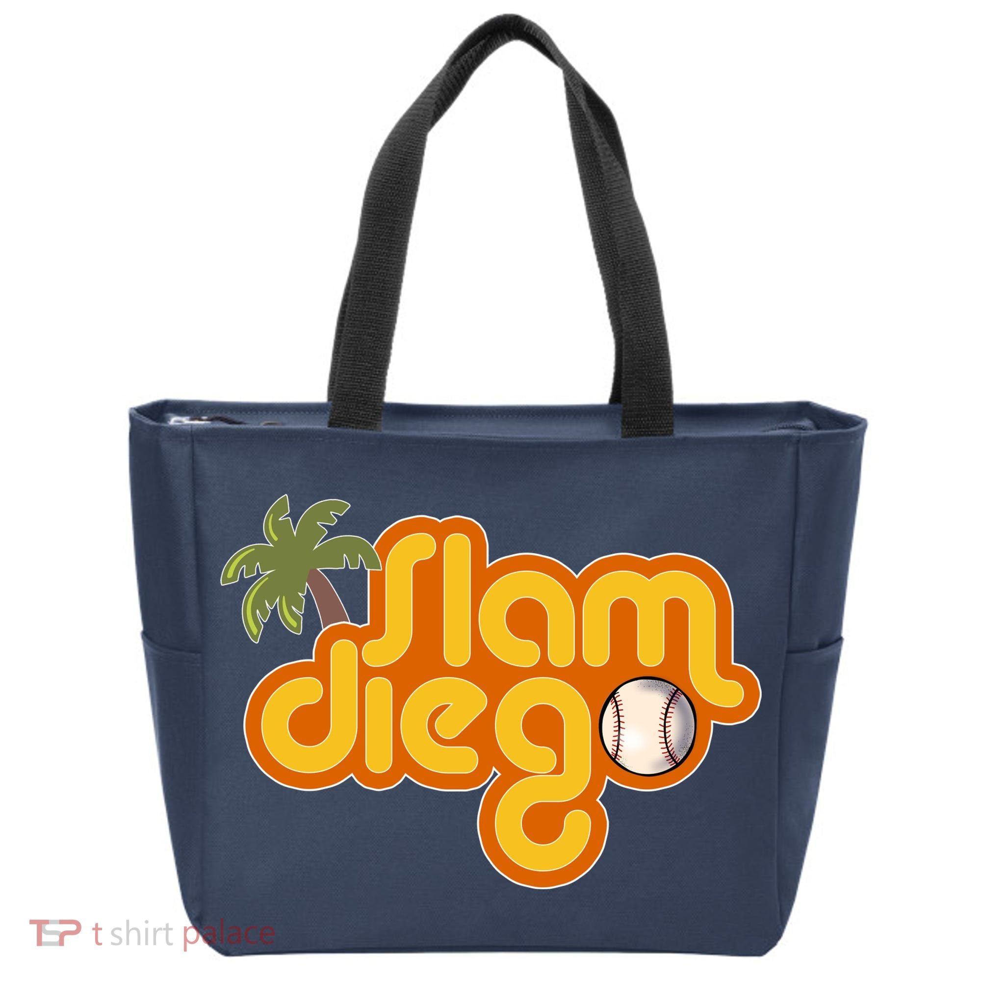 Slam Diego Tropical Baseball Tote Bag