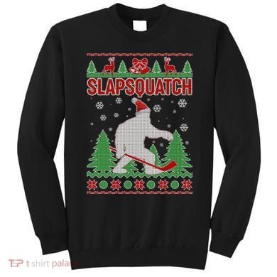 Slapsquatch Ugly Christmas Sweater Bigfoot Sweatshirt
