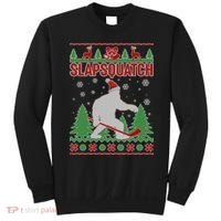 Slapsquatch Ugly Christmas Sweater Bigfoot Sweatshirt thumb 0