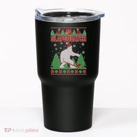 Slapsquatch Ugly Christmas Sweater Bigfoot Tumbler thumb 0