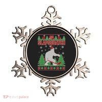 Slapsquatch Ugly Christmas Sweater Bigfoot Ornament thumb 0
