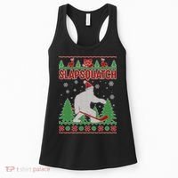 Slapsquatch Ugly Christmas Sweater Bigfoot Women's Tank Top thumb 0
