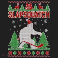 Slapsquatch Ugly Christmas Sweater Bigfoot Hat thumb 2