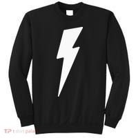 Simple Lightning Bolt In White Thunder Bolt Sweatshirt thumb 0