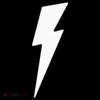 Simple Lightning Bolt In White Thunder Bolt Bucket Hat thumb 4