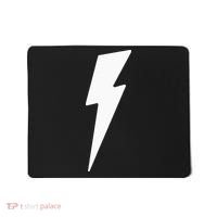 Simple Lightning Bolt In White Thunder Bolt Mousepad thumb 0