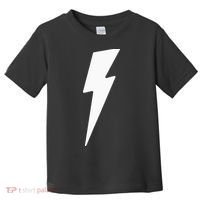 Simple Lightning Bolt In White Thunder Bolt Toddler T-Shirt thumb 0