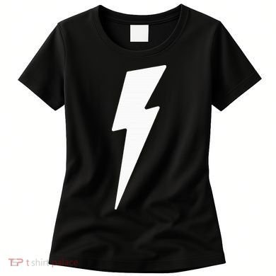 Simple Lightning Bolt In White Thunder Bolt Women's T-Shirt