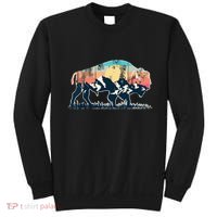 Sunset Landscape Buffalo Gift Sweatshirt thumb 0