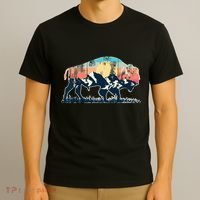 Sunset Landscape Buffalo Gift T-Shirt thumb 3