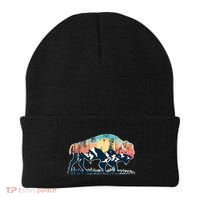 Sunset Landscape Buffalo Gift Beanie thumb 0