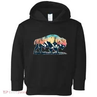 Sunset Landscape Buffalo Gift Toddler Hoodie thumb 0