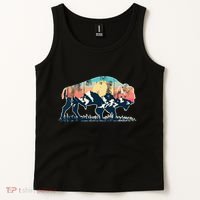 Sunset Landscape Buffalo Gift Tank Top thumb 2
