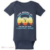 Skydiving Life Begins At The End Of Your Comfort Zone Gift Baby Bodysuit thumb 0