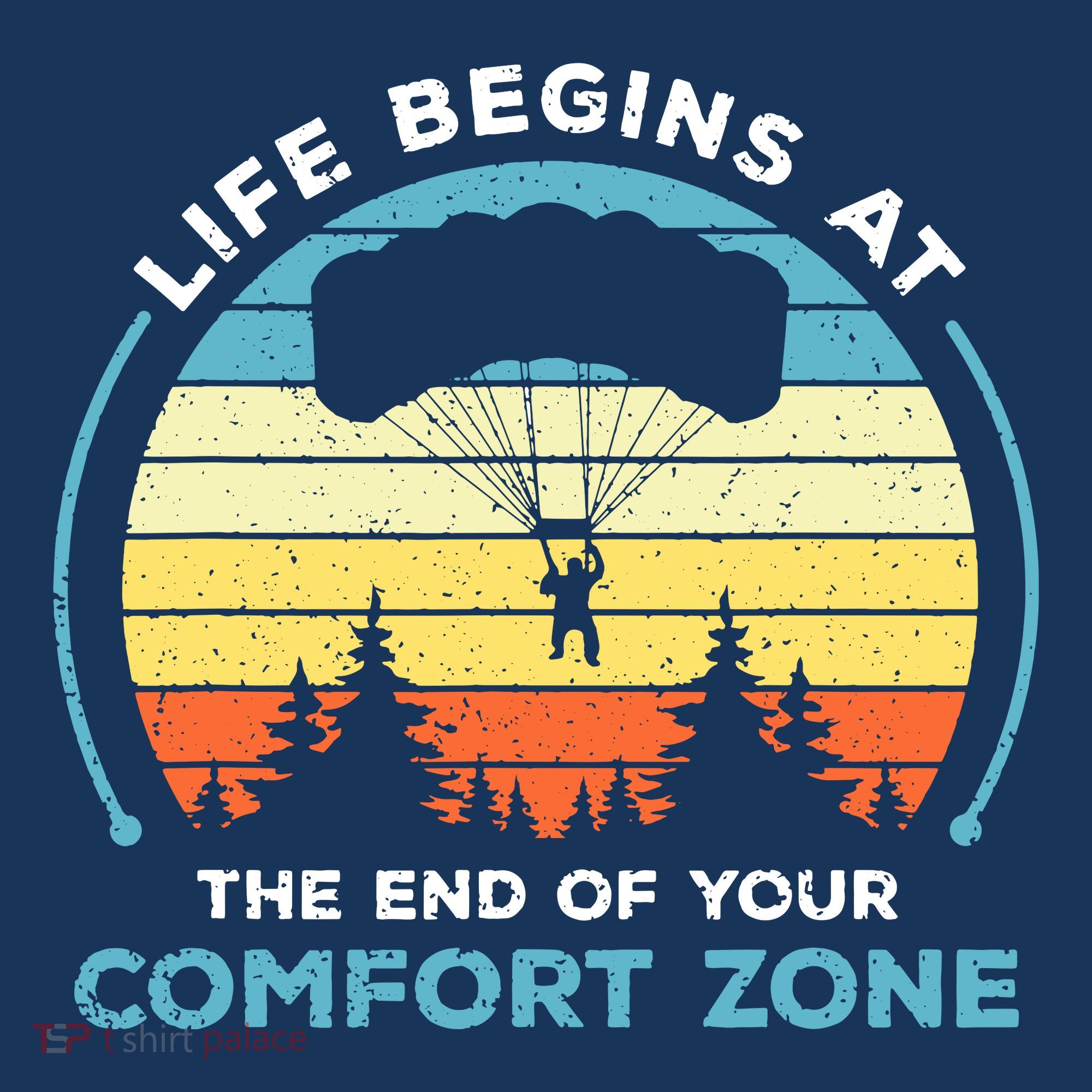 Skydiving Life Begins At The End Of Your Comfort Zone Gift Toddler Hoodie