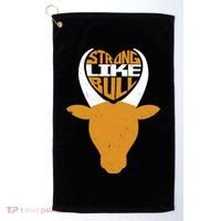 Strong Like Bull Golf Towel thumb 0