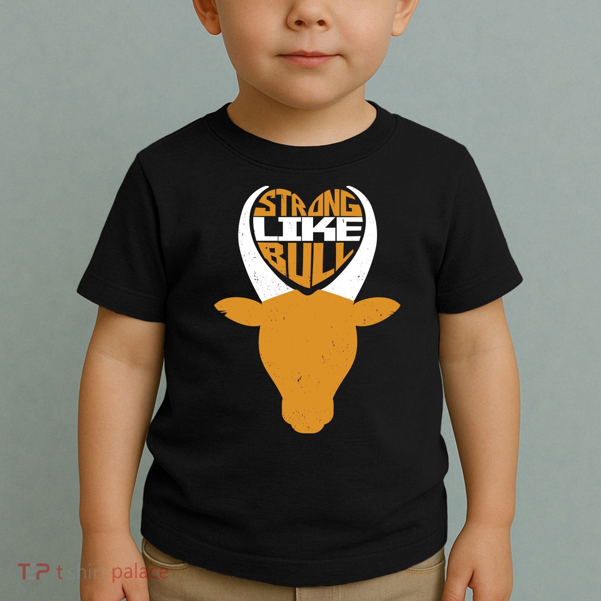 Strong Like Bull Toddler T-Shirt