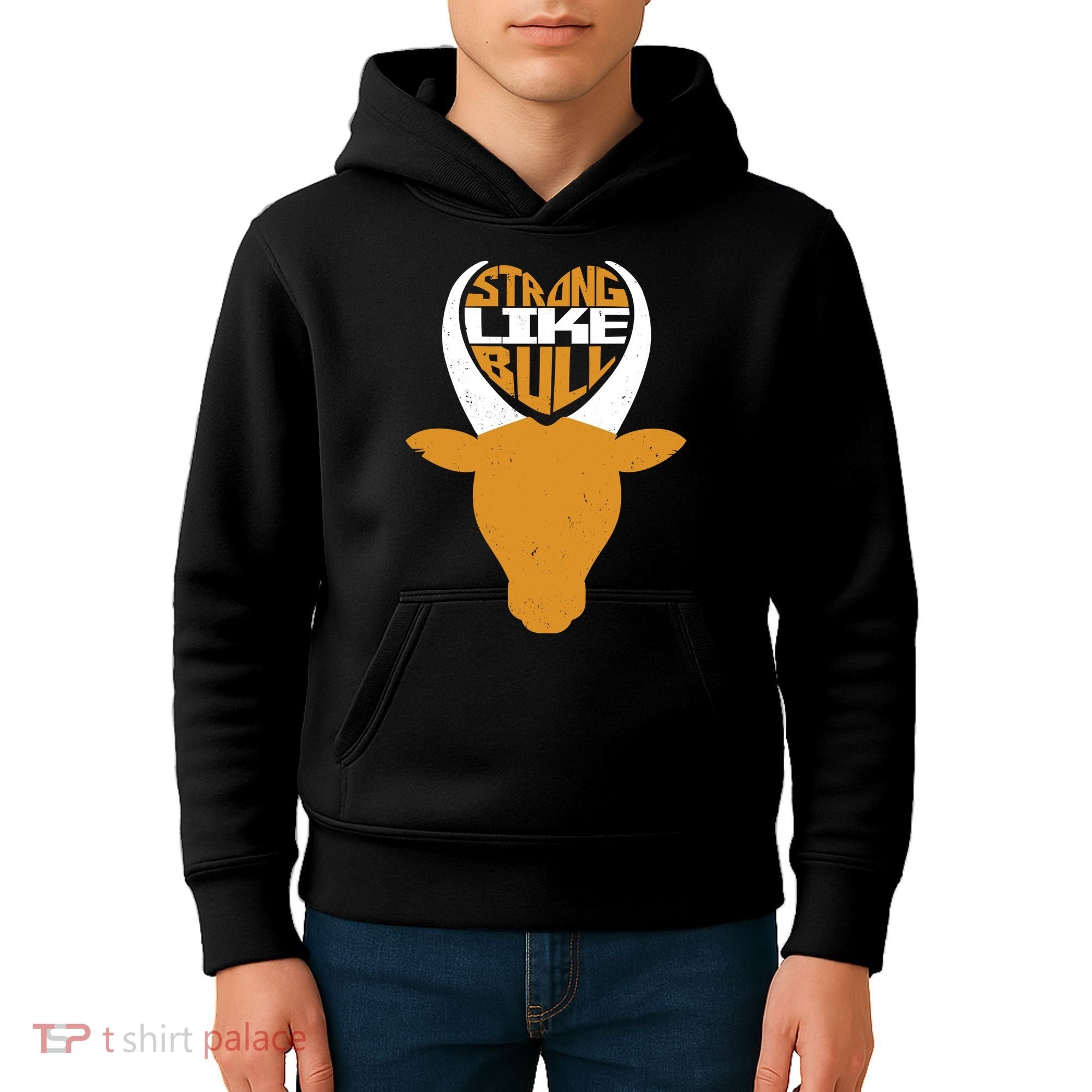Strong Like Bull Kids Hoodie