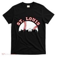 St. Louis Baseball St. Louis Mo Cityscape Stl Skyline T-Shirt thumb 0