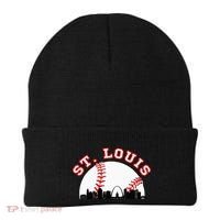 St. Louis Baseball St. Louis Mo Cityscape Stl Skyline Beanie thumb 0